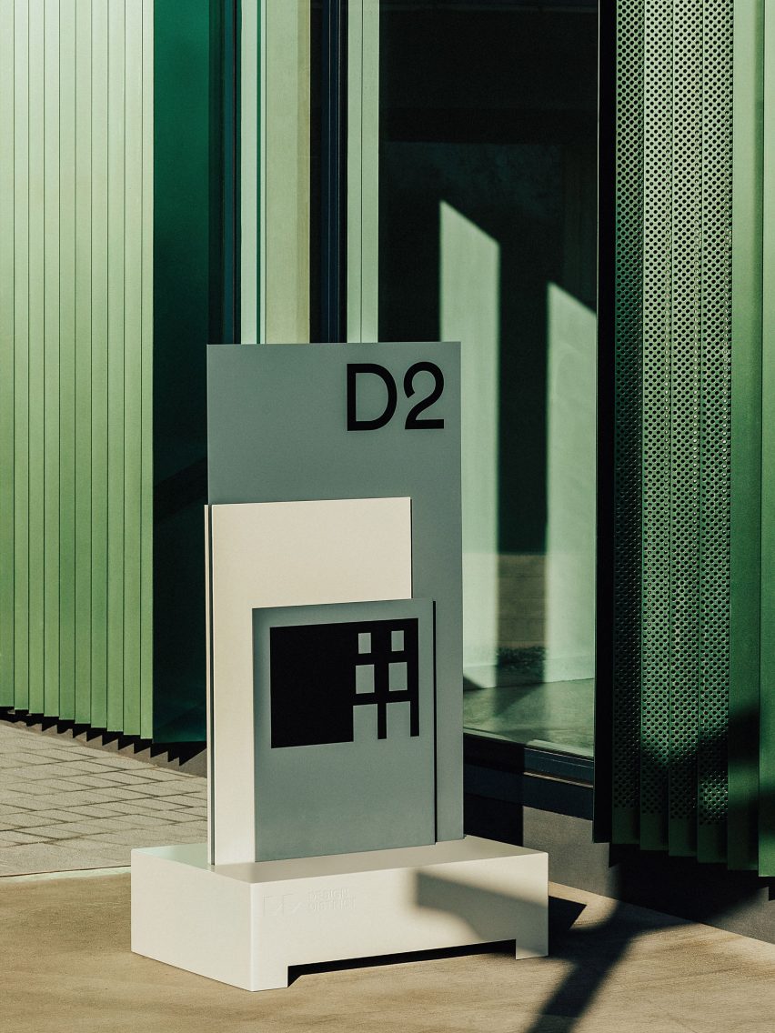 Exterior of D2 building by Mole Architects at London's Design District