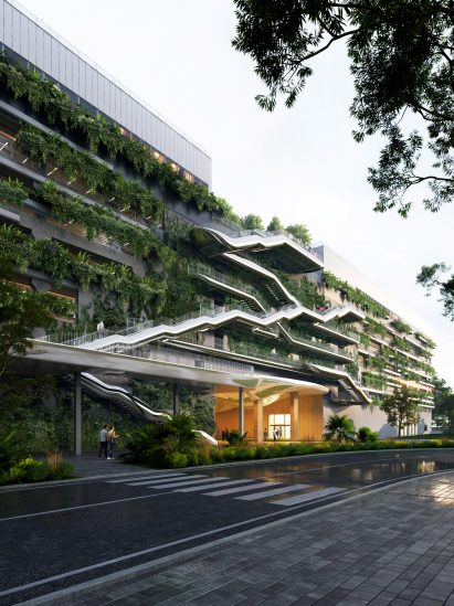 The exterior of MAD's MoLo complex near Milan