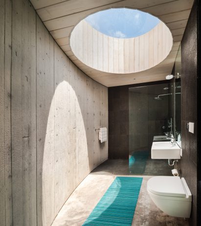 Concrete bathroom