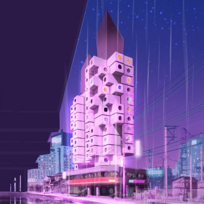Rights to rebuild Nakagin Capsule Tower for sale