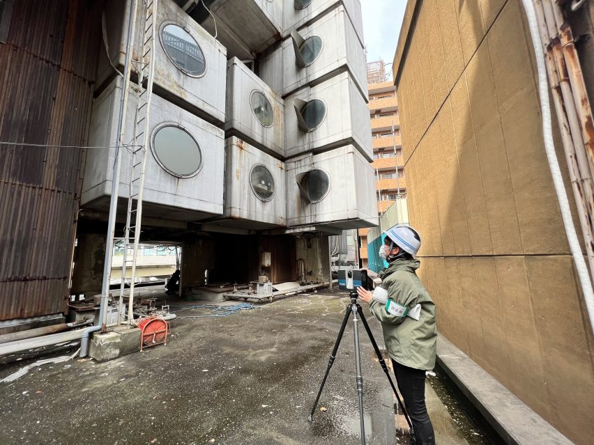 Nakagin Capsule Tower 3D digital model