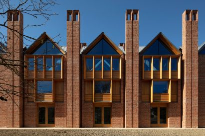 Facade of New Library, Magdalene College by Niall McLaughlin Architects
