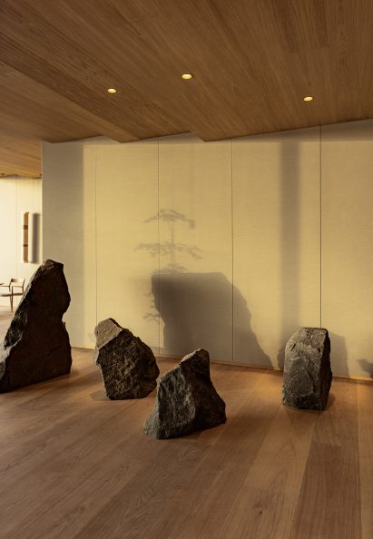 Kvadrat acoustic walls in Sweden restaurant by Norm Architects