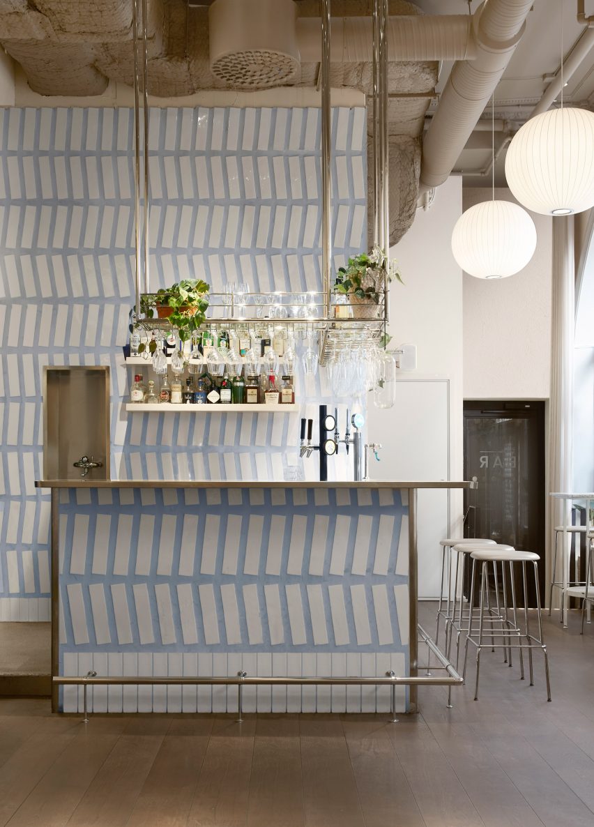 of Tysta Mari restaurant in Stockholm by Note Design Studio