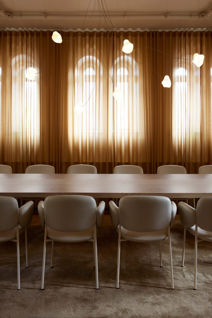 of Tysta Mari restaurant in Stockholm by Note Design Studio