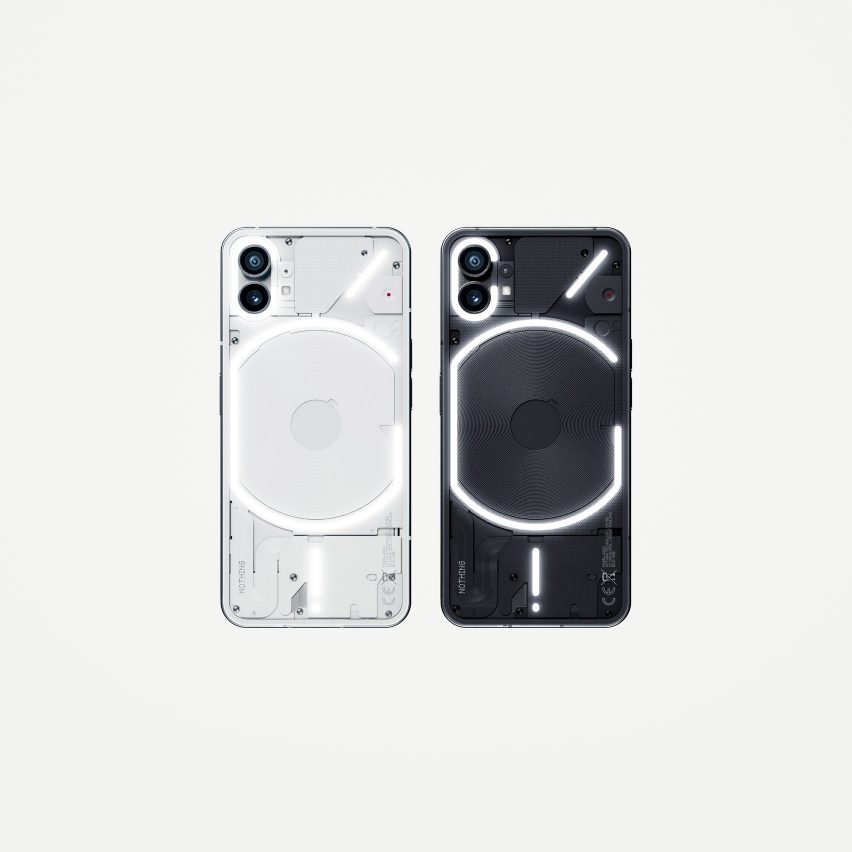 Black and white smartphones