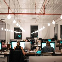 Office at night