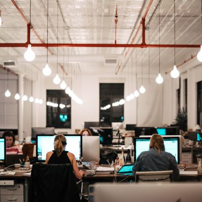 Office at night