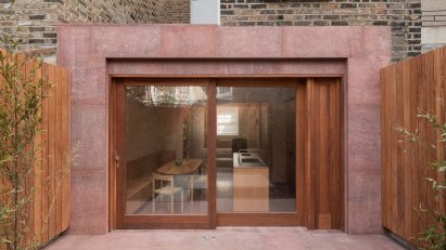 Exterior image of Kensington Place extension by O’Sullivan Skoufoglou Architects
