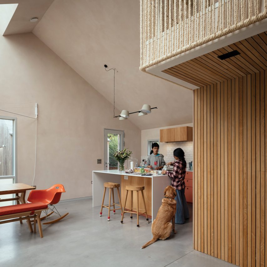 Interior of Clay Retreat in Hampshire by Pad Studio