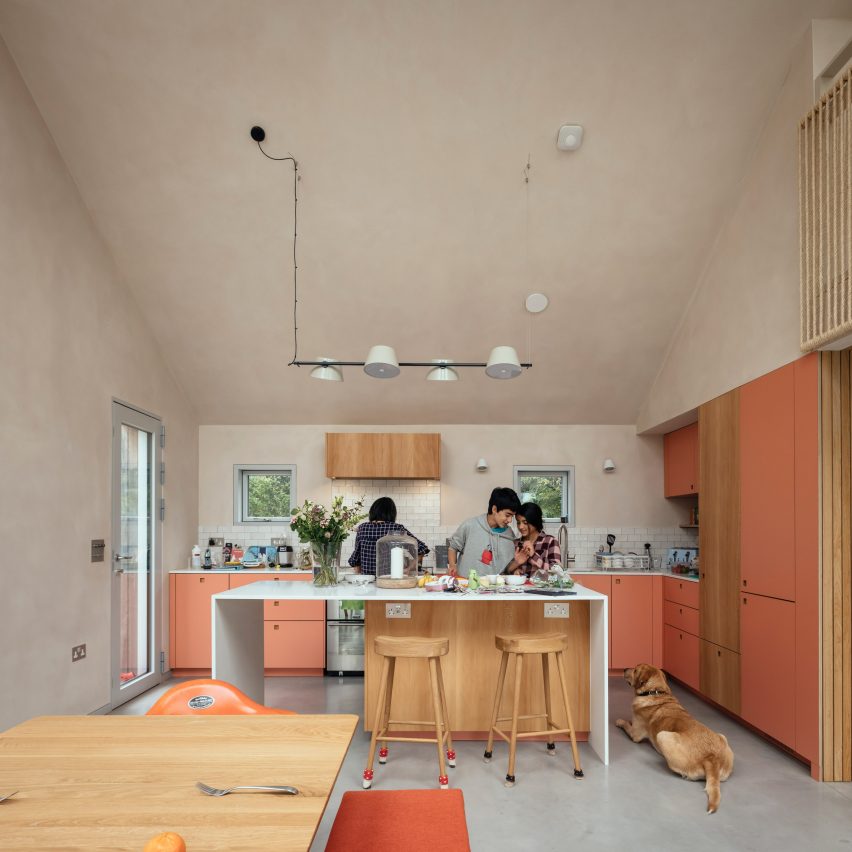 Interior of Clay Retreat in Hampshire by Pad Studio
