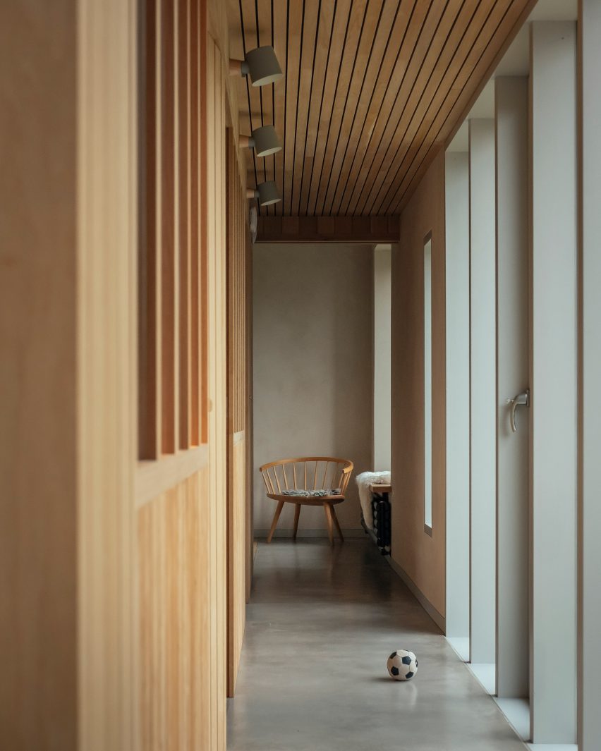 Interior of Clay Retreat in Hampshire by Pad Studio