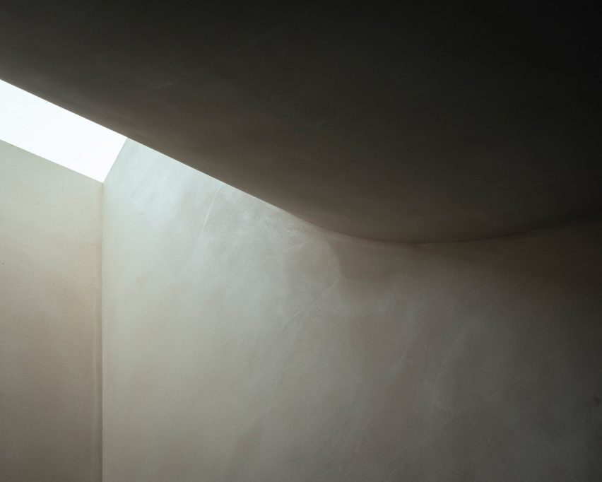 Interior of Clay Retreat in Hampshire by Pad Studio
