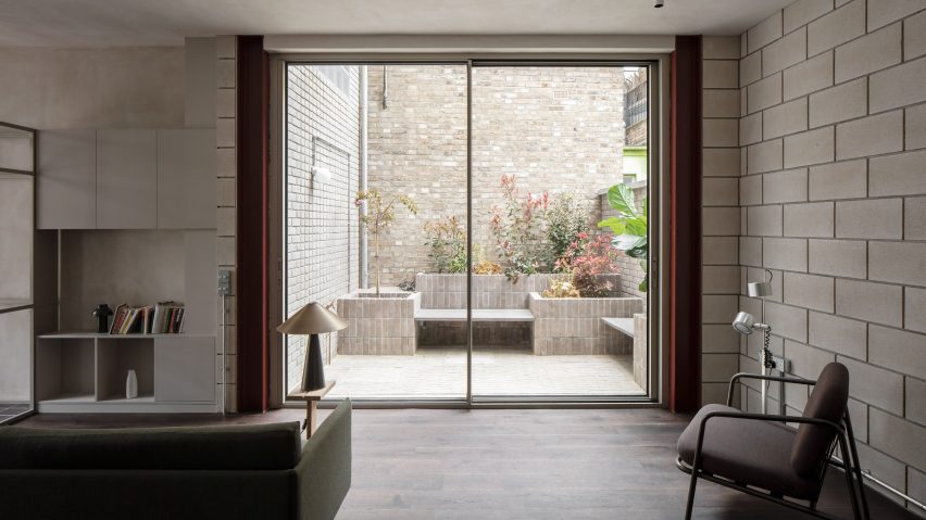 Industrial-style interior of Hercules Street housing by Parti