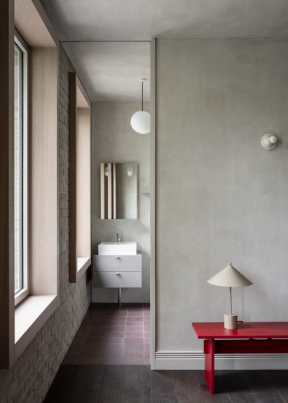 Interior of living space at Hercules Street housing
