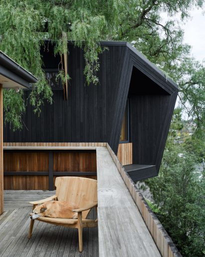 Terrace of Pepper Tree Passive House by Alexander Symes 