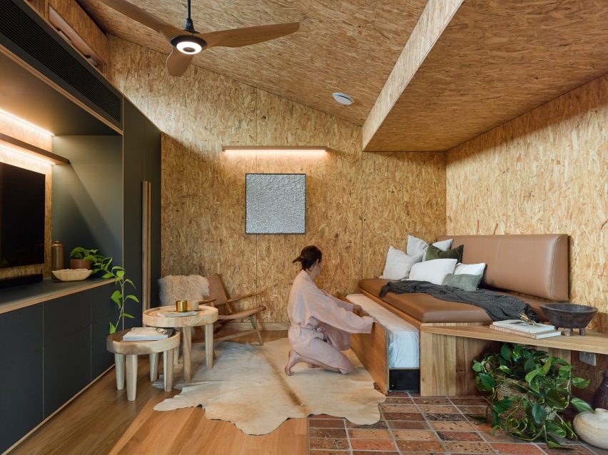 Interior of Pepper Tree Passive House by Alexander Symes