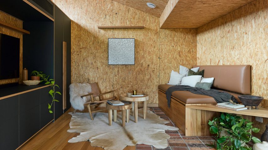 Interior of Pepper Tree Passive House by Alexander Symes