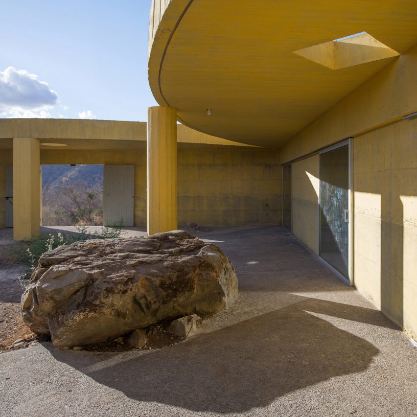 Boulder at Raem House by Pezo von Ellrichshausen