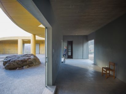 Interior of Raem House by Pezo von Ellrichshausen
