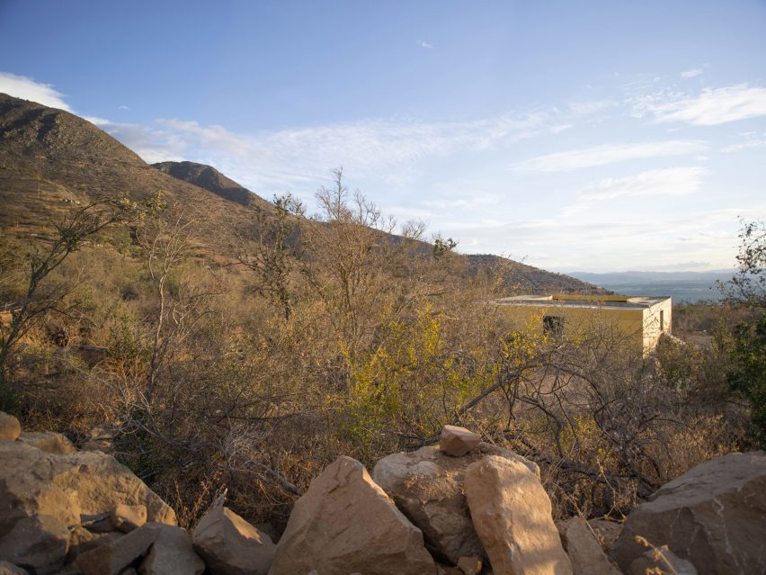 Landscape surrounding Raem House by Pezo von Ellrichshausen