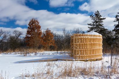 Robotically Fabricated Structure in snow