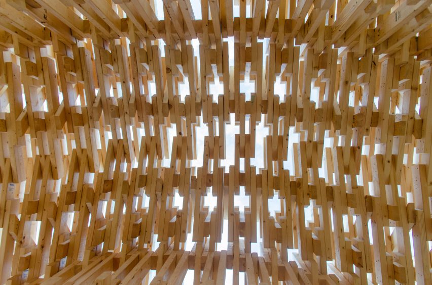 Roof of Robotically Fabricated Structure