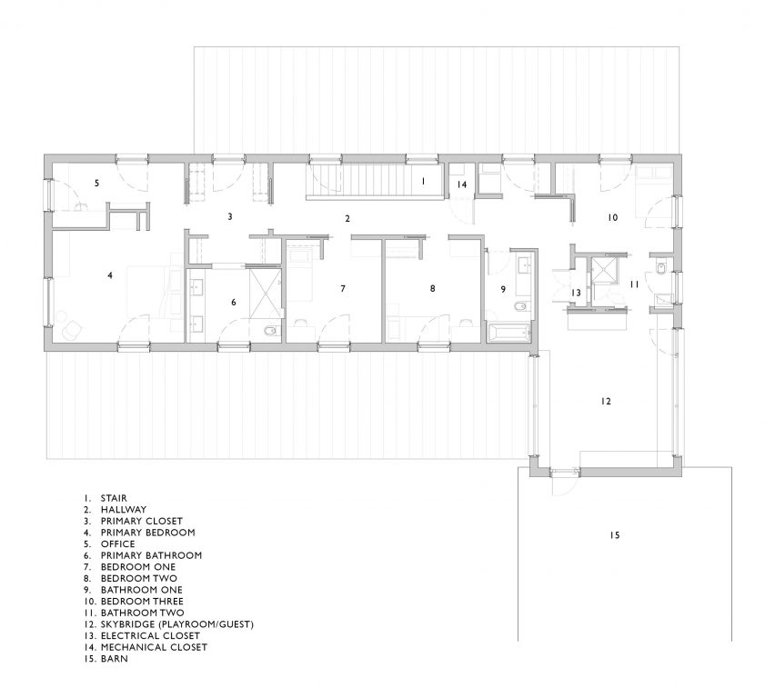 Second floor plan
