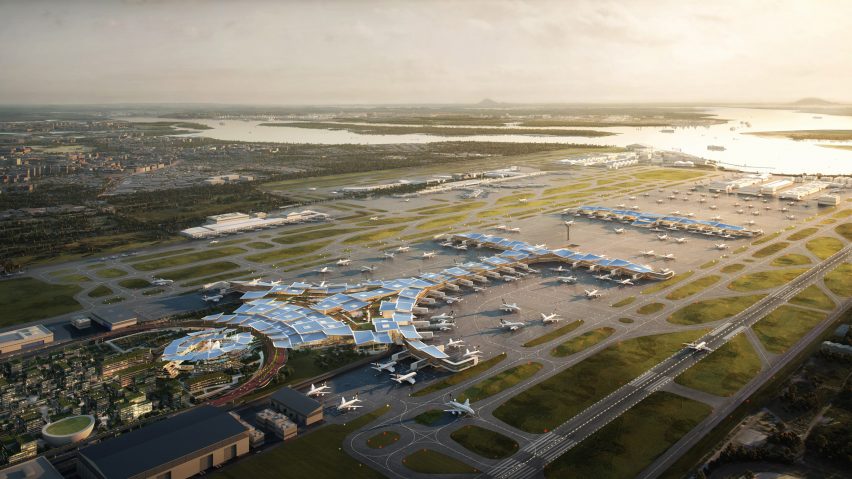 Changi Airport's Terminal 5 by KPF and Heatherwick Studio