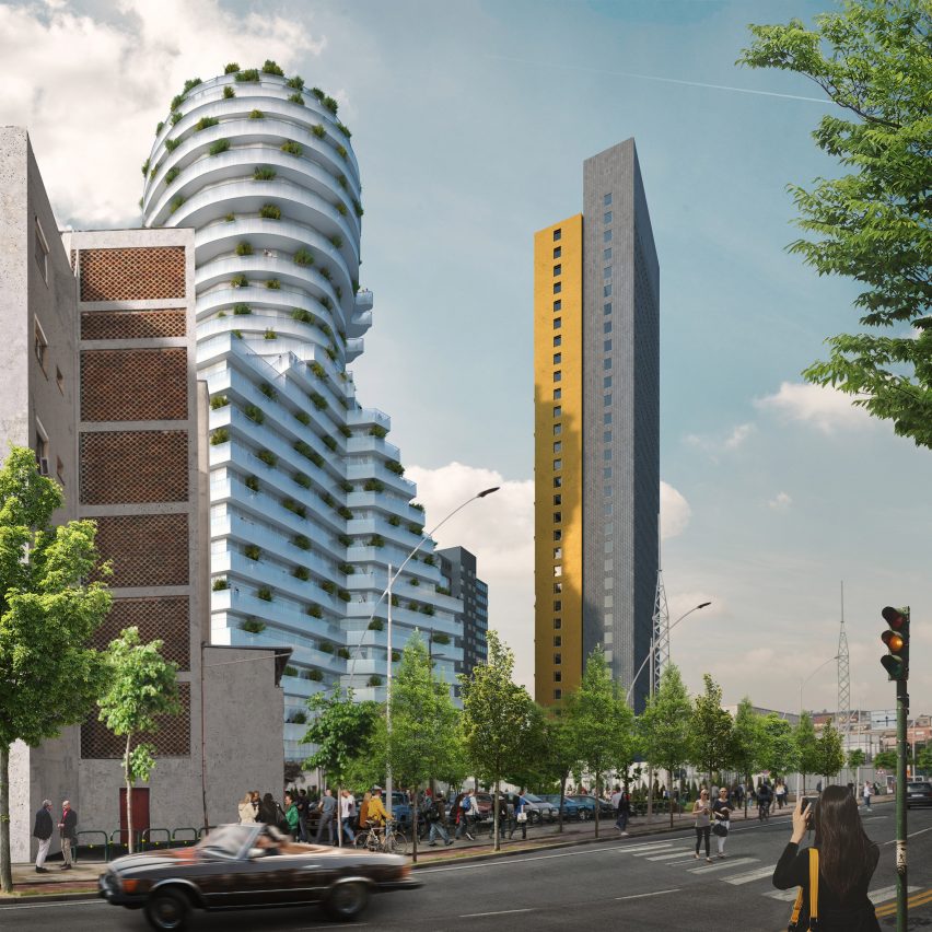 Tirana building by MVRDV