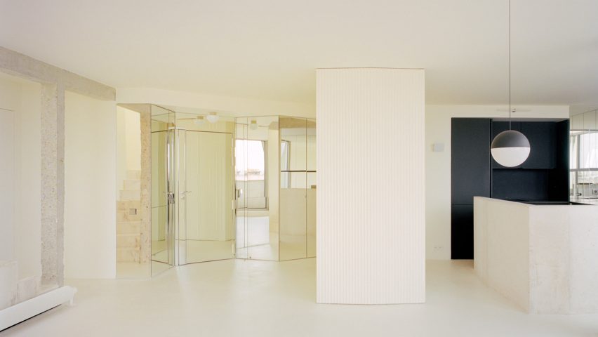Interior image of the open plan living at The Edge