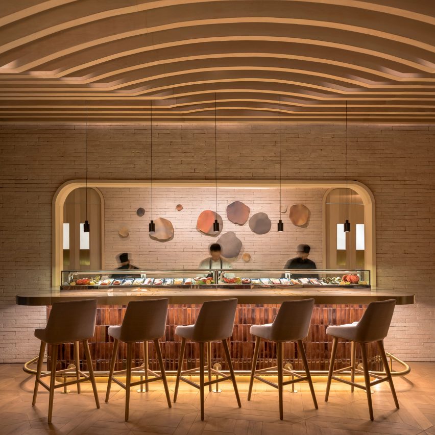 Sordo Madaleno Arquitectos creates courtyard restaurant at the top of a skyscraper