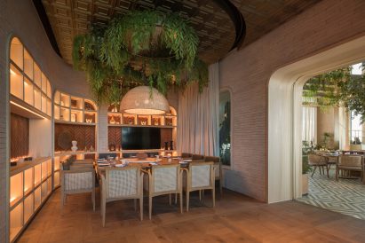 Image of a private dining area at the Mexico City restaurant