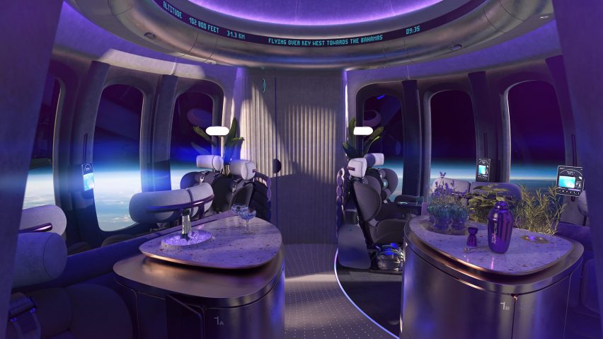 Spaceship Neptune interior