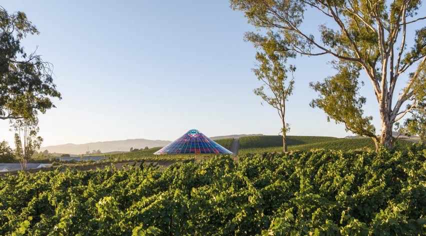 Studio Other Spaces places concentric glass pavilion informed by nature at Californian winery