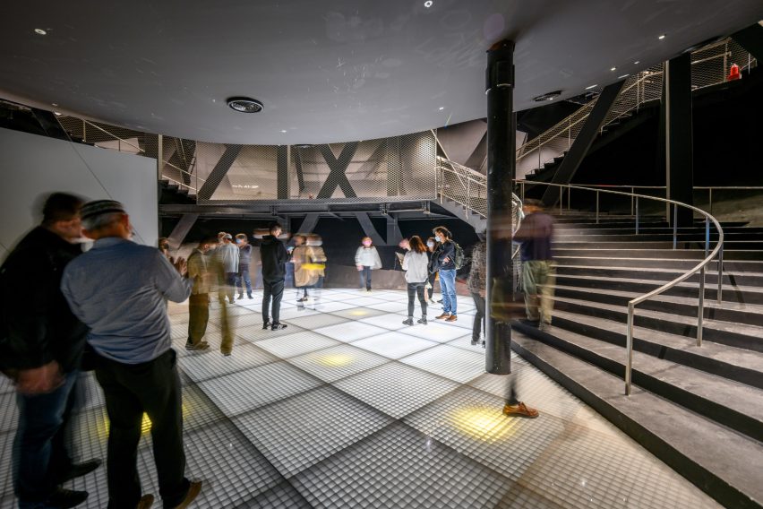 Interior of the Taipei Performing Arts Center by OMA in Taiwan