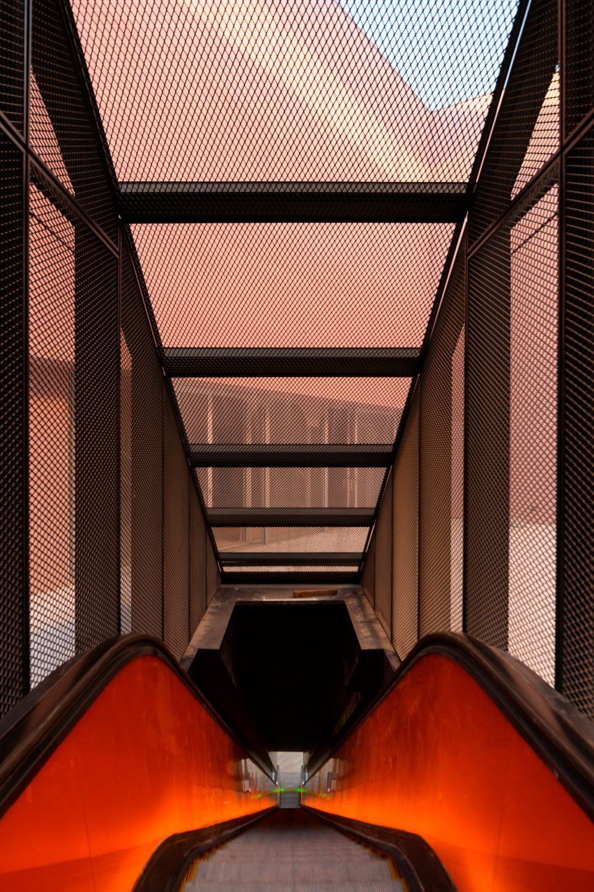 Interior of the Taipei Performing Arts Center by OMA in Taiwan