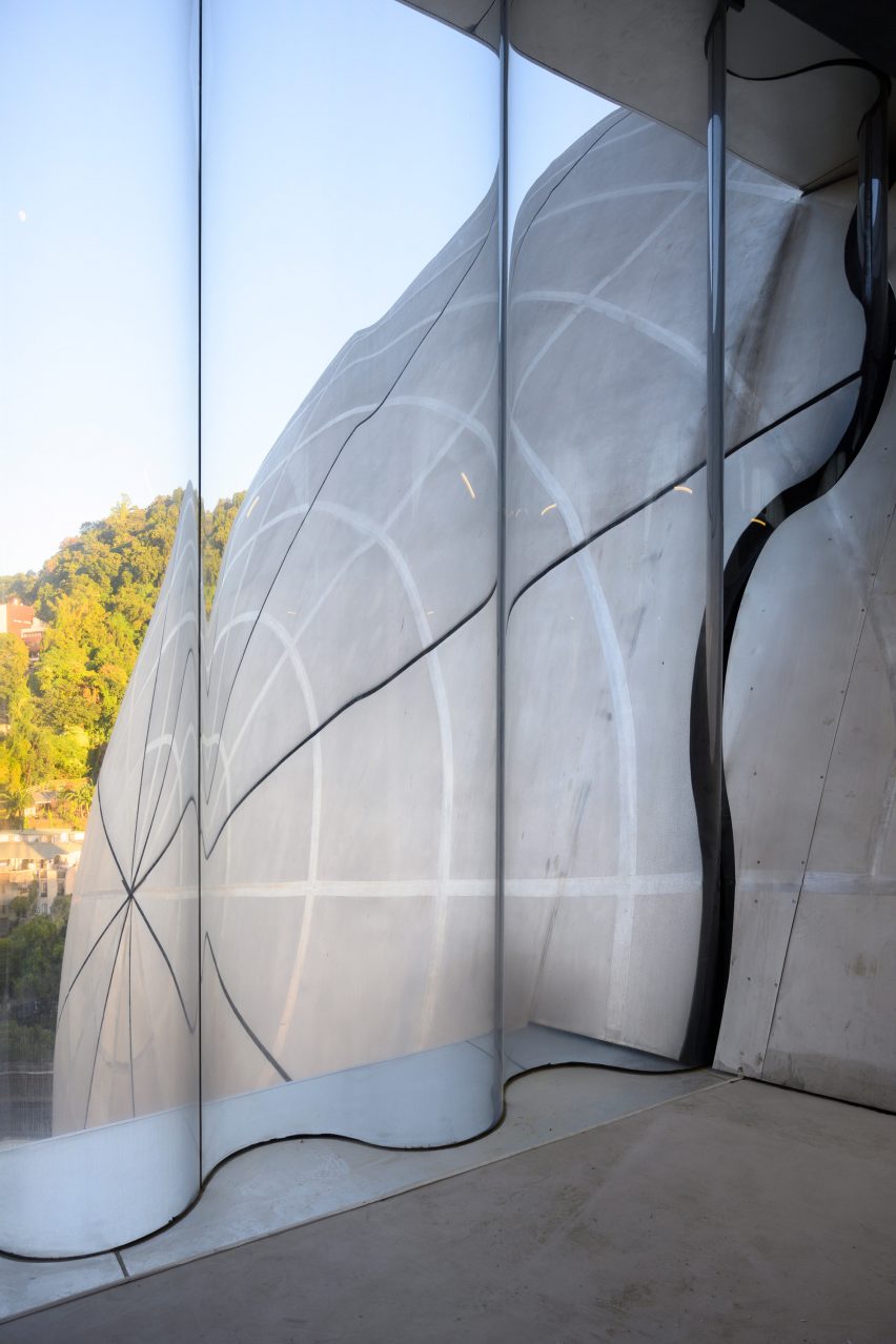 Interior of the Taipei Performing Arts Center by OMA in Taiwan