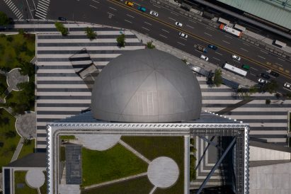 Roof view of Taipei Performing Arts Center by OMA