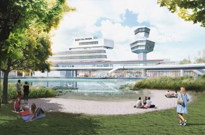 A rendering of a building by Tegel Projekt