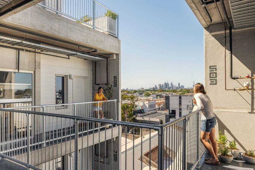 Terrace House balconies