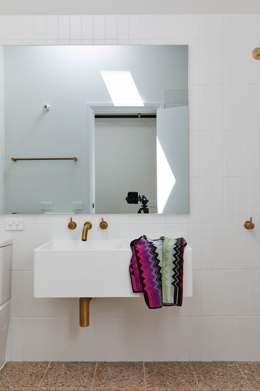 Bathroom in Terrace House by Austin Maynard Architects