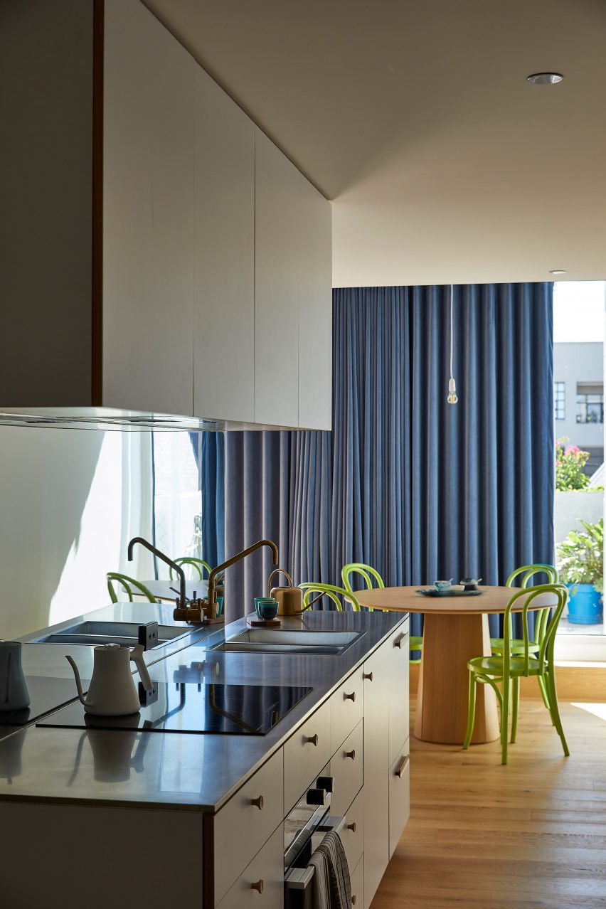 A kitchen in Terrace House by Austin Maynard Architects