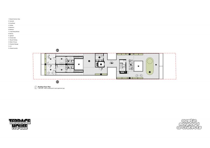 Terrace House floor plans