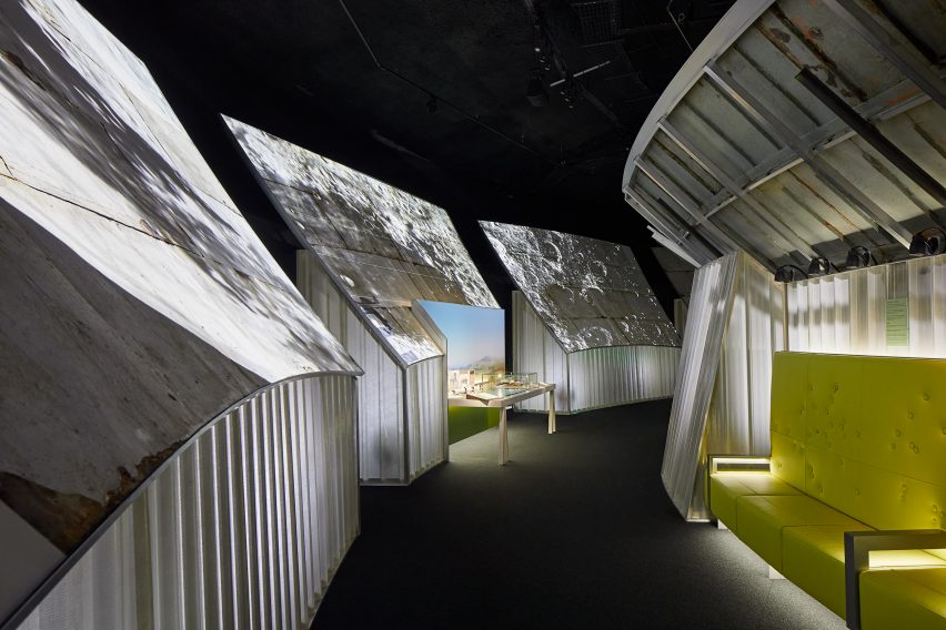 Interior of the First Light Pavilion by Hassell at Jodrell Bank Observatory