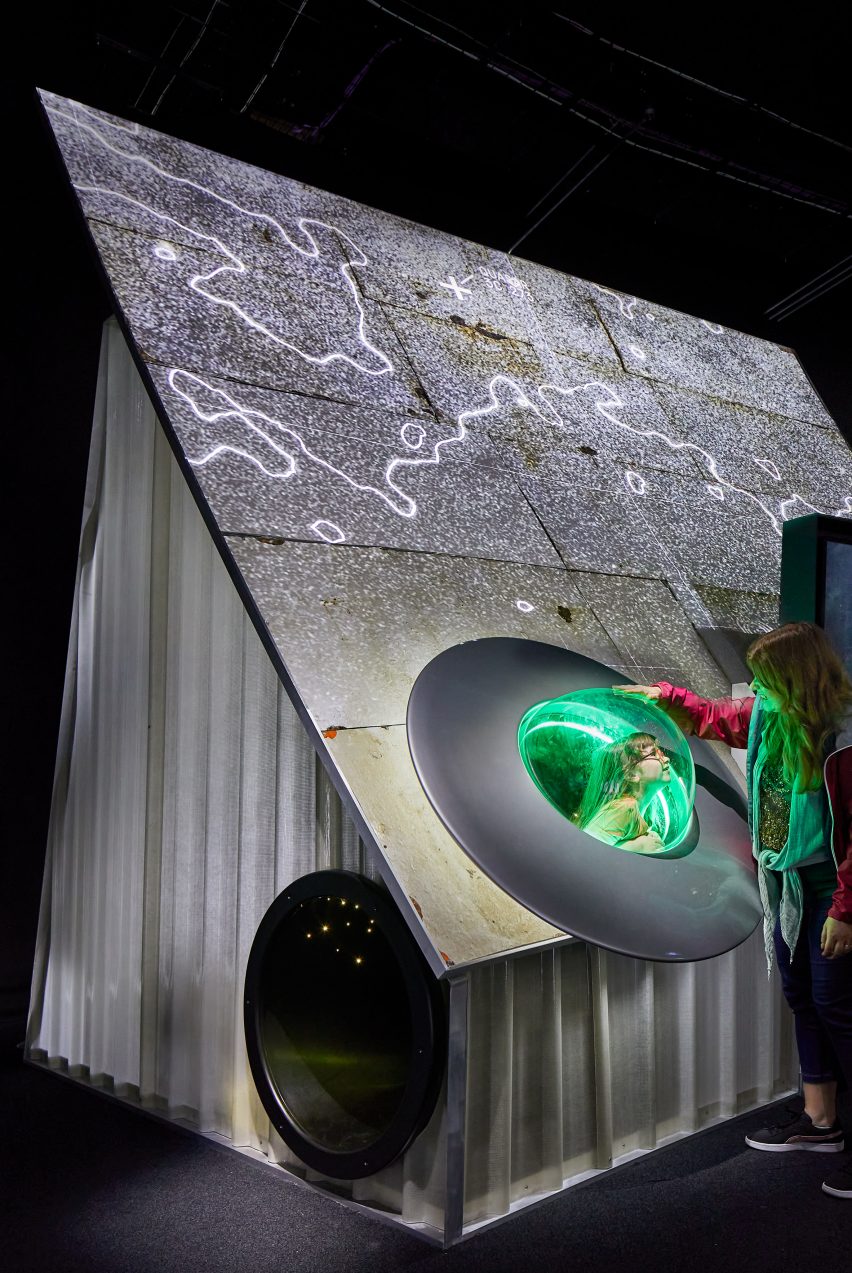 Interior of the First Light Pavilion by Hassell at Jodrell Bank Observatory