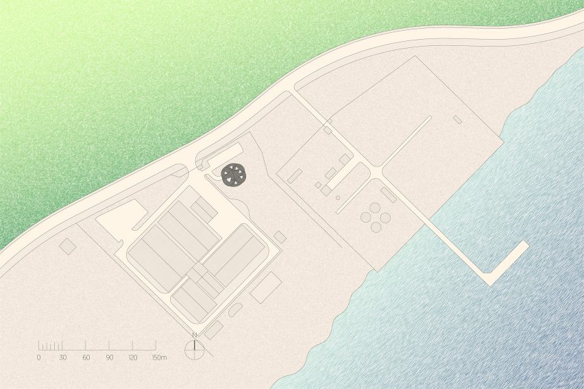 Site plan of The Kaleidoscope by Inrestudio