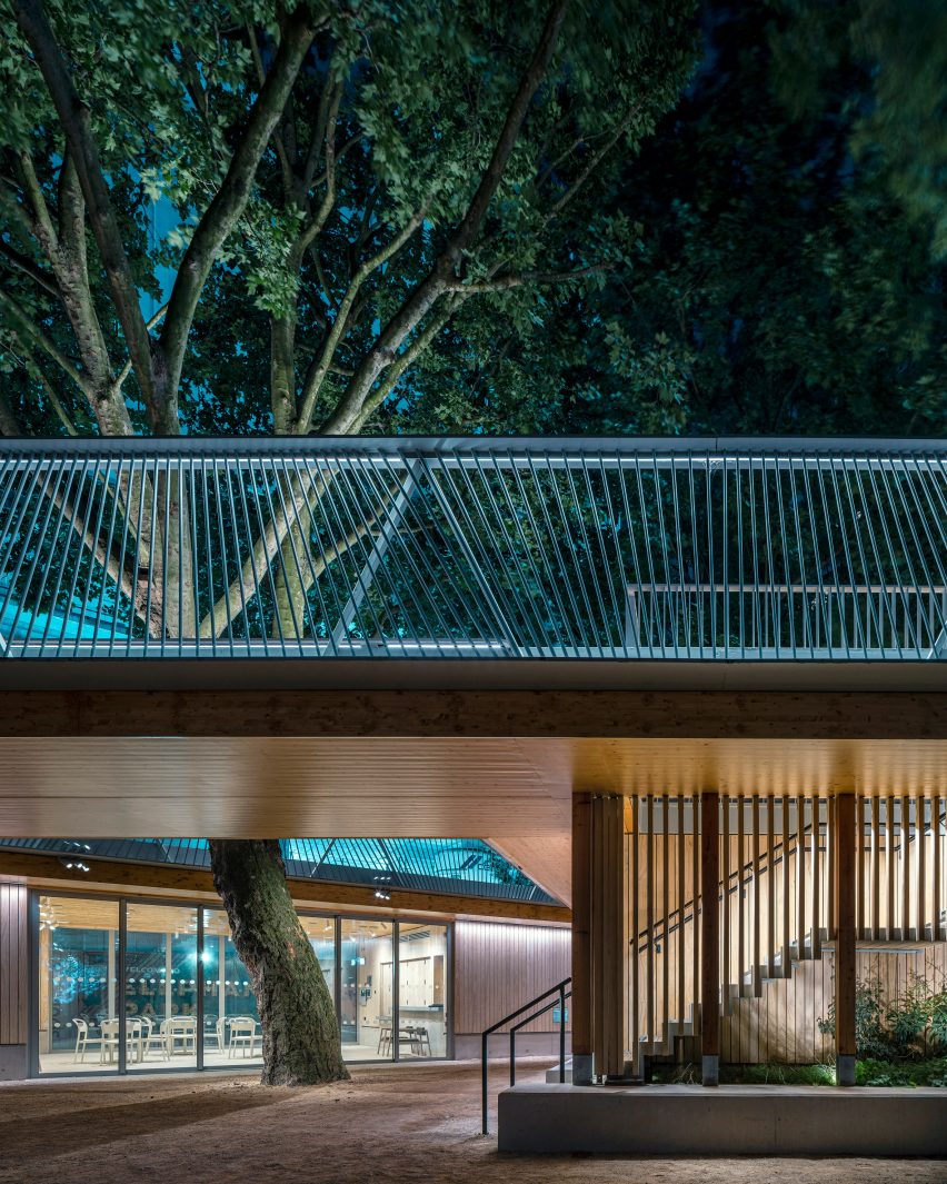 Exterior of The Tree House by Bell Phillips