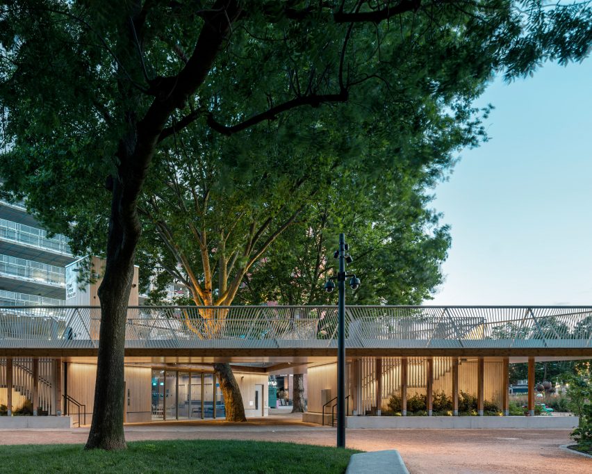 Exterior of The Tree House by Bell Phillips