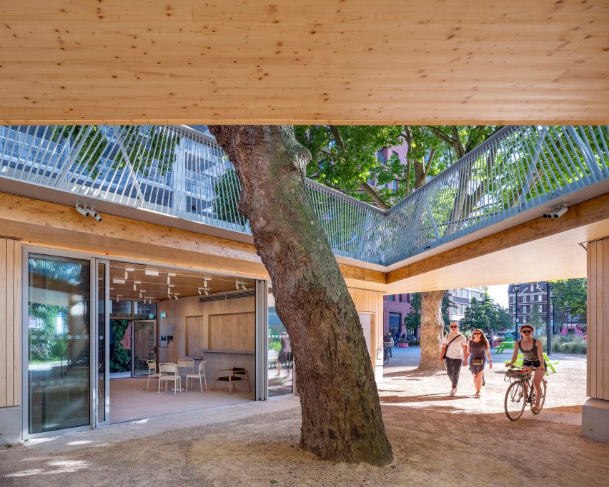 Centre of The Tree House by Bell Phillips